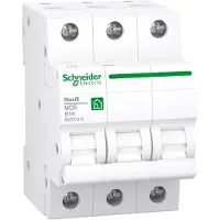 Schneider Electric Electric R9F27316 Leitungsschutzschalter Resi9 3P, 16A, B Charakteristik, 10kA