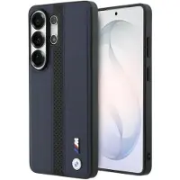 BMW Case Perforated Stripe Logo MagSafe for Samsung Galaxy S26 Ultra navy blue