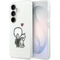 Karl Lagerfeld - IML with K&C Back Logo MagSafe (KLHMS26S6HKCBHH) - Samsung Galaxy S26 - White