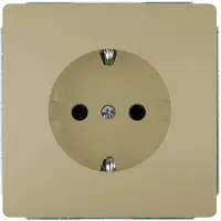 Siemens 5UB1855-0MG01 DELTA style SCHUKO-Steckdose mit erhöhtem Berührungsschutz, gold 5UB18550MG01