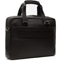 The Chesterfield Brand Manhattan Laptoptasche 15-15.6 Zoll - Echtes Leder - Schwarz