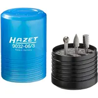 Hazet Hartmetall Frässtift-Satz, 6 mm, 3-teilig - 9032-06/3