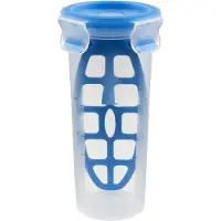 EMSA CLIP & CLOSE FRISCHHALTEDOSE RUND, Karaffe, Rund, 0,5 l, Transparent, Polypropylen (PP), Thermoplastisches Elastomer (TPE), Deutschland