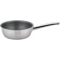 Spring Vulcano Classic Sauteuse, Pfanne aus 5-Lagen-Mehrschichtmaterial mit 3-facher Antihaftversiegelung, Durchmesser: 20 cm