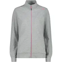 CMP Damen Sweatshirt Woman Sweat 32D8006M-89UL 36 - Grigio Mel.-P.Fluo - 36