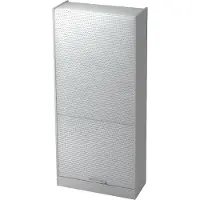 Hjh OFFICE PRO SIGNA R90 RE - Grau/Silber Rollladenschrank 5 OH Relinggriff Kunststoff