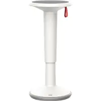 Interstuhl Sitz-/Stehhilfe StandUP, inkl. Tragerinne, höhenverstellbar, B 330 x H 590 - 845 mm, Kunststoff, grauweiß