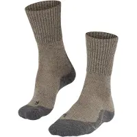 Falke Socken "TK1 Adventure Wool", Kinder, Gr. 39-41, Sockengröße, beige (kitt mouline (4310)), Obermaterial: 70% Schurwolle WV. 30% Polyamid PA., Socken Socken