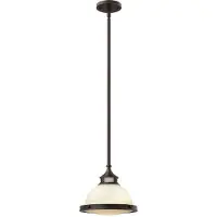 Elstead Lighting Elstead Amelia Hängeleuchte E27 1-fach Buckeye Bronze
