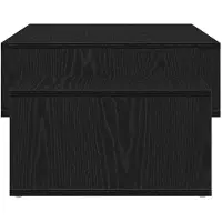 vidaXL Couchtisch Schwarz Eichen-Optik 105x55x32 cm Holzwerkstoff