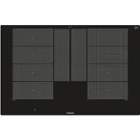 Siemens EX801LYC1E, Schwarz, Integriert, Zonen-Induktionskochfeld, Glaskeramik, 4 Zone(n), 4 Zone(n)