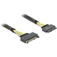 DeLOCK U.2 SFF-8639 Verlängerungskabel Stecker/Buchse 1m, 32Gbps NVMe