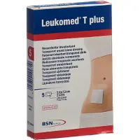 Leukomed transp.plus sterile Pflaster 5x7,2 cm 5 St