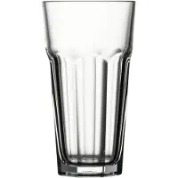 Pasabahce Longdrinkglas "Longdrinkgläser Casablanca 415 ml 12er Set transparent", bunt (transparent), B:8,7cm H:13cm Ø:8,7cm, Glas, Trinkgefäße, Longdrinkglas, Spülmaschinengeeignet, Stapelbar