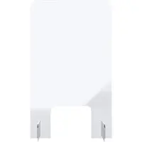 MAGNETOPLAN Acryl-Hygienewand - 50x85cm - Durchreiche von 25x20 cm - Transparent