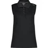 CMP Woman Polo Sleeveless nero-graffite (96UG) 36