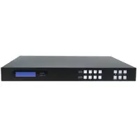 VivoLink VLHDMIMAT4X444, AV-Matrix-Umschalter, 4096 x 2160 Pixel, 18 Gbit/s, 10,100,1000 Mbit/s, Schnelles Ethernet, Gigabit Ethernet, LPCM