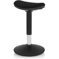 Hjh OFFICE BALANCE SIT I B - Arbeitsstuhl Arbeitshocker Schwarz
