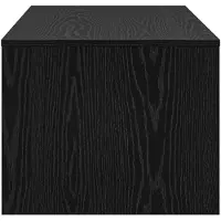vidaXL Couchtisch Schwarz Eichen-Optik 100 x 50 x 40 cm Holzwerkstoff
