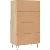 vidaXL Highboard Sonoma-Eiche 60x36x110 cm Holzwerkstoff