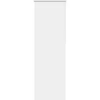 vidaXL Verdunkelungsrollo Weiß 85x230cm Stoffbreite 80,7 cm Polyester