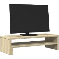 vidaXL Monitorständer Sonoma-Eiche 54x22x15 cm Holzwerkstoff