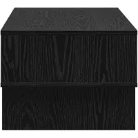vidaXL Couchtisch Schwarz Eichen-Optik 80 x 46 x 35 cm Holzwerkstoff
