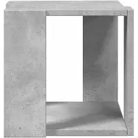 vidaXL Couchtisch Betongrau 32x32x30 cm Holzwerkstoff