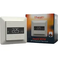 Heatit WiFi6 Thermostat Weiß RAL9010 für Elektro- & Wasserheizung