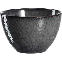 Leonardo Schale "MATERA", grau (anthrazit), B:15cm H:10cm T:15cm Ø:15,3cm, Keramik, Schüsseln, Schale, Ø 15,3 cm