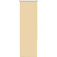 vidaXL Verdunkelungsrollo Beige 60x150cm Stoffbreite 55,7 cm Polyester