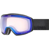 Uvex Victorious black matt vario blue mirror one size