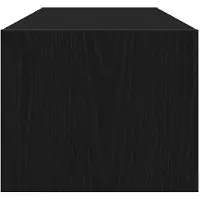 vidaXL TV-Schränke 2 Stk. Schwarz Eichen-Optik 100x31x25,5 cm