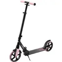 Kinderkraft FREELY Scooter Pink – klappbarer Cityroller für Kinder ab 5 Jahren & Erwachsene bis 100 kg