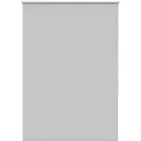 vidaXL Verdunkelungsrollo Hellgrau 100x150cm Stoffbreite 95,7 cm