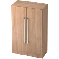 Hjh OFFICE PRO SIGNA G 7550 CE - Nussbaum 3 OH Schrank Chromgriff Metall