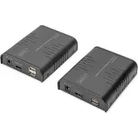 Digitus IP KVM Extender Set, 120 m Punkt-zu-Multipunk, 1080p/60Hz