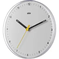 Braun BC 26 W weiß Quarzwanduhr