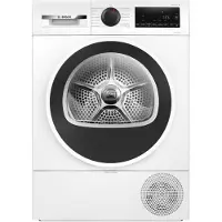 Bosch Serie 6 WQG241001, Freistehend, Frontlader, Wärmepumpe, Weiß, Drehregler, Rechts