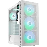 Kolink Observatory Lite Mesh, Midi Tower, PC, Weiß, ATX, micro ATX, Mini-ITX, Netz, Kunststoff, Stahl, Gehärtetes Glas, 16 cm