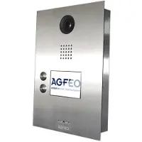 AGFEO IP-Video TFE 2, 8,89 cm (3.5"), TFT, 480 x 320 Pixel, 1280 x 720 Pixel, G.711, Edelstahl