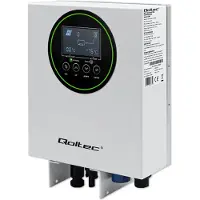 Qoltec Wechselrichter Solar-Warmwasserbereiter ECO Solar Boost | MPPT | BYPASS | LCD | 3 kW/4 kW | WLAN