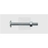 Swg 224085010 Möbelbauschrauben M8 50 mm Aussensechskant Stahl verzinkt 100 St.