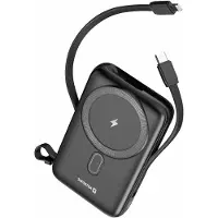 Swissten Power Bank 10.000 Mah 225 W Pd Integrierte Kabel USB-C und Lightning Schwarz 22013933
