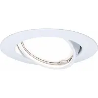 Paulmann Einbauleuchten Set LED schwenkbar 3x4,5W 230V GU10 51mm Weiß matt/Metall