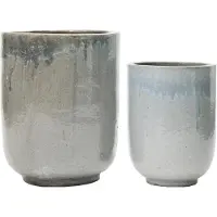 House Doctor Pho Blumentopf-Set grau