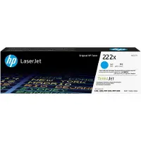 HP 222X Cyan Original LaserJet-Tonerkartusche mit hoher Reichweite, 2500 Seiten, Cyan, 1 Stück(e)