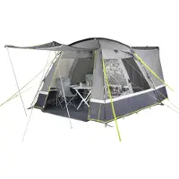 High Peak Buszelt "Trentino 2.0", grau, Zelte, B/H/L: 280cm x 210cm x 370cm, Buszelt, B:280cm H:210cm L:370cm