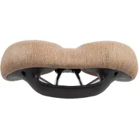 Velo 250563, Fahrradsattel, Stadt, Beige, Einfarbig, 20,7 cm, 26,5 cm