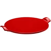 Emile Henry Pizzasteinplatte Flach Grand Cru Red 36,5 cm